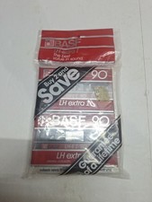 2 Vintage 80s 1981 BASF LH Extra I 90 Minute Cassette Tapes New Sealed