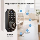 Keyless Entry Door Lock with Camera Electronic Smart Lock Fingerprint Keypad ... — photo 8