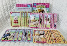 Calico Critters 48  Picture  Cards  & 3  Games Collectors Edtion