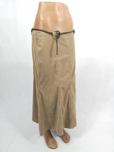 Women Sarah Hamilton Skirt Brown Polyester 38 / M