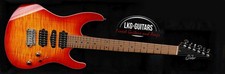 Suhr Modern Plus – Fireburst – Roasted Maple fingerboard – HSH – incl. Gigbag