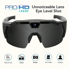 4K HD Camera Glasses Wearable Video Recording Eyeglasses With 32GB Card