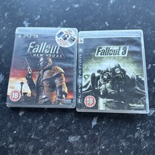 Fallout 3 and Fallout New Vegas PlayStation 3 PS3 Game Bundle with Manual