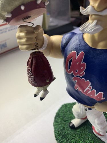 COLONEL REB Ole Miss vs Mississippi SEC Rivalry Mascot Figurine LE Memory Co - Picture 15 of 24