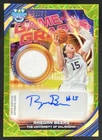 RAEGAN BEERS 2025 BOWMAN BEST UNIVERSITY YELLOW LAZER REFRACTOR PATCH AUTO #/75