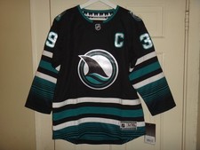 Youth Logan Couture San Jose Sharks NHL Black Alternate Premier Player Jersey