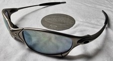 Oakley X-Metal Juliet Sunglasses W/ Green Lenses And O Coin