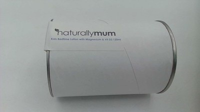 NaturallyMum Kids Bedtime Lotion With Magnesium & Vit D3 120ml (EXP:3/2027)