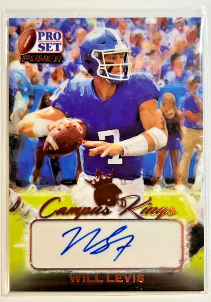 Will Levis AUTO~RC Campus Kings 2021 Leaf Pro Set Power Rookie Autograph Titans