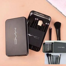 Mac Makeup Brush Set Iron Box Set Blush Eyeshadow Foundation Brush 12PCS