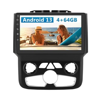 4GB+64GB Car Stereo for Dodge Ram 1500 2500 3500 2013-2019, Junsun 9'' HD IPS ...