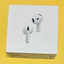 Apple AirPods Gen 4 ANC Wireless Bluetooth In-Ear Earbuds, White, USB-C