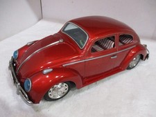 Volkswagen King Size- Bandai- battery operated- All Tin Car- Japan WORKS GREAT