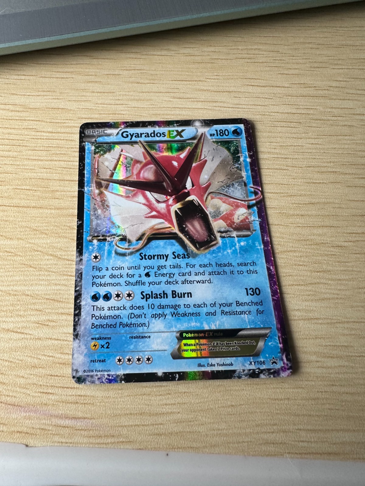 Gyarados EX XY106 XY Black Star Promo Pokemon Card