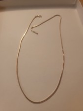 14k Solid Yellow Gold SNAKE necklace Chain ITALY 17" 7.4 Grams