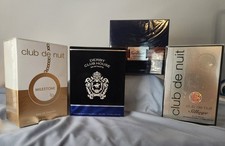 Armaf Club De Nuit MILESTONE- LOT OF 4 TOTAL CREED INSPIRED ARMAF FRAGRANCES 