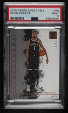 2019-20 Panini Impeccable 13/99 Kevin Durant #46 PSA 9 MINT m1f