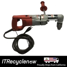 Milwaukee 1001-1 1/2" Right Angle Drill Heavy Duty Corded Tool Only