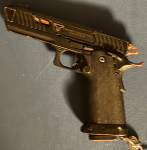 John wick brass keychain
