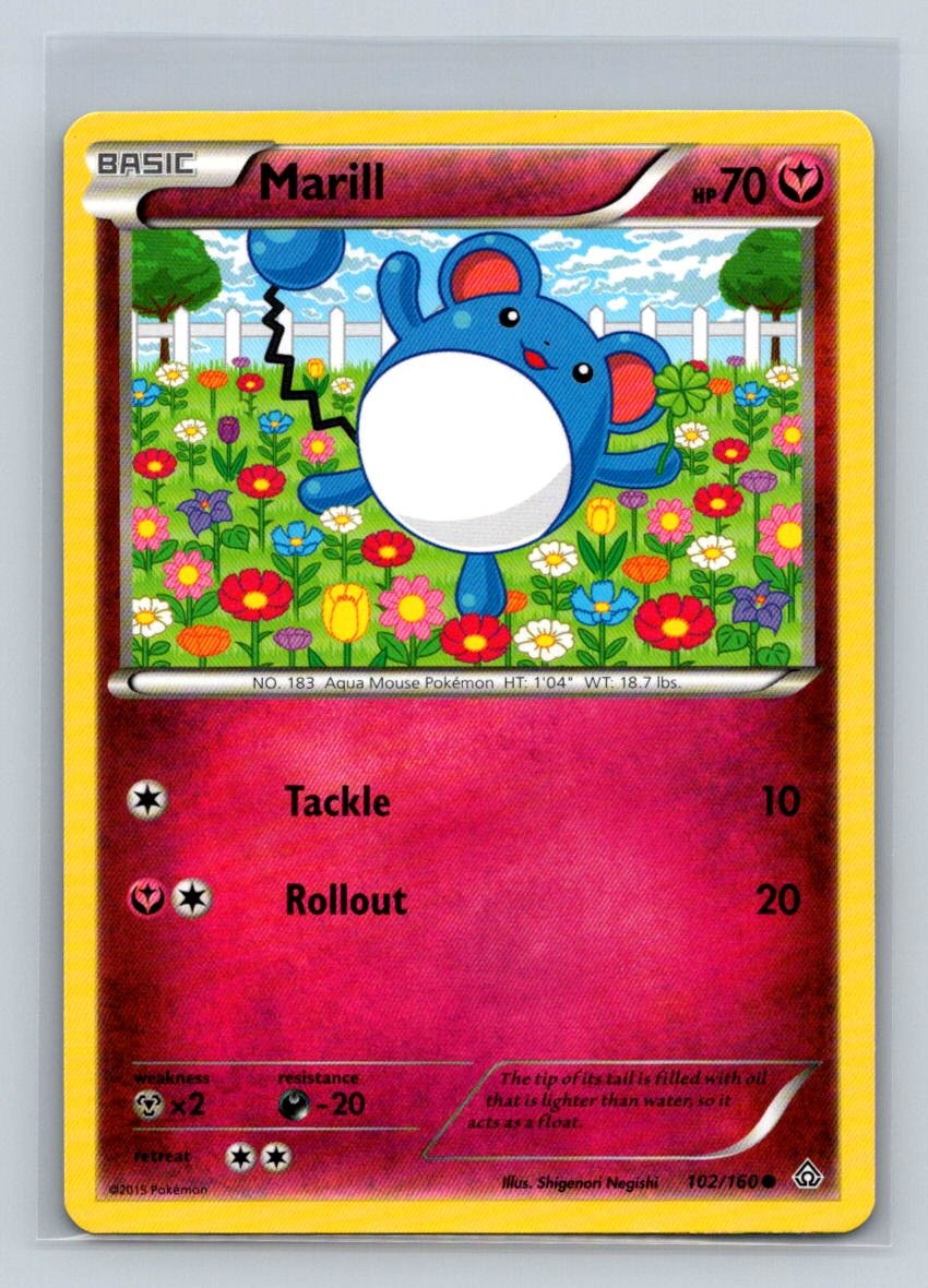 Marill #102/160 XY - Primal Clash Common - Pokemon Cards D64