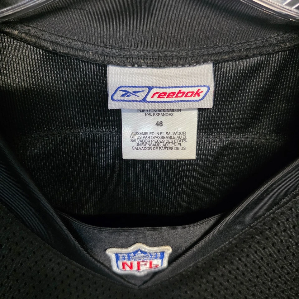 Camiseta vintage Reebok autêntica Atlanta Falcons Deion Sanders 21 46 L etiqueta capacete - Imagem 3 de 4