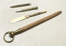 Vintage Antique Gold Filled WAHL EVERSHARP Pencil Letter Opener Umbrella Tip Old