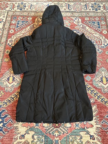 Calvin Klein Women’s Long Parka Coat Down Black XL - Picture 4 of 7