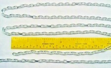2 Feet Silver Aluminum CABLE CHAIN 5mm x 8mm Oval ~ Light weight / Non-tarnish