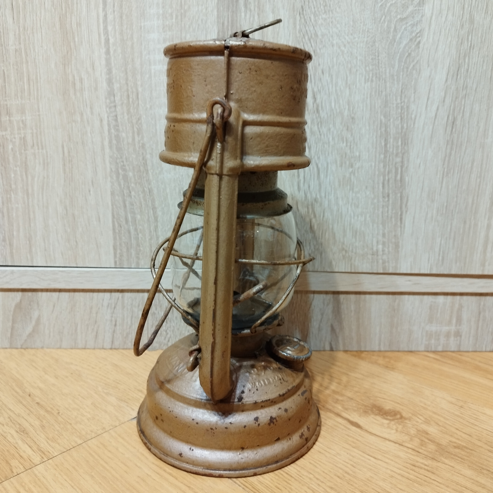 Old kerosene lantern Feuerhand 276 BABY special STURMKAPPE W.Germany  Retr Lamp 