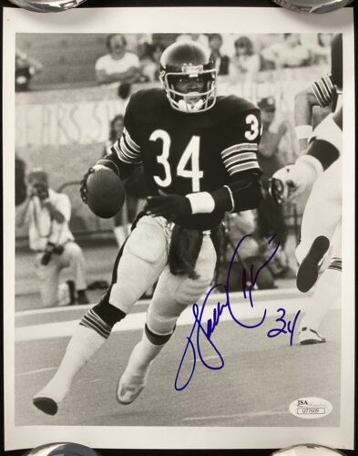 Walter Payton Signed Photo 8x10 Football Chicago Bears HOF Autograph Running JSA - Picture 1 of 3