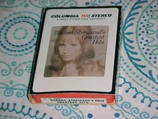 Barbra Streisand "Greatest Hits'" 8 Track Tape 1970 Columbia