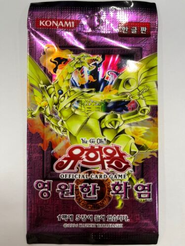 Korean Yugioh FET-KR "Flaming Eternity" Booster Pack 1pack