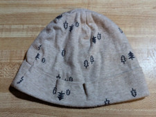 Gerber Baby Boy Size 0-6 Months 100 Percent Cotton Beige Trees Crib Cap