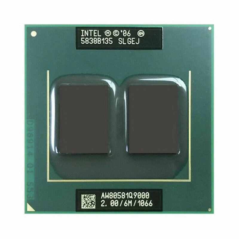Intel Core 2 Quad Q9000 CPU SLGEJ 2.0GHz-6M-1066MHz Socket P Laptops Processor- - Image 2 of 3