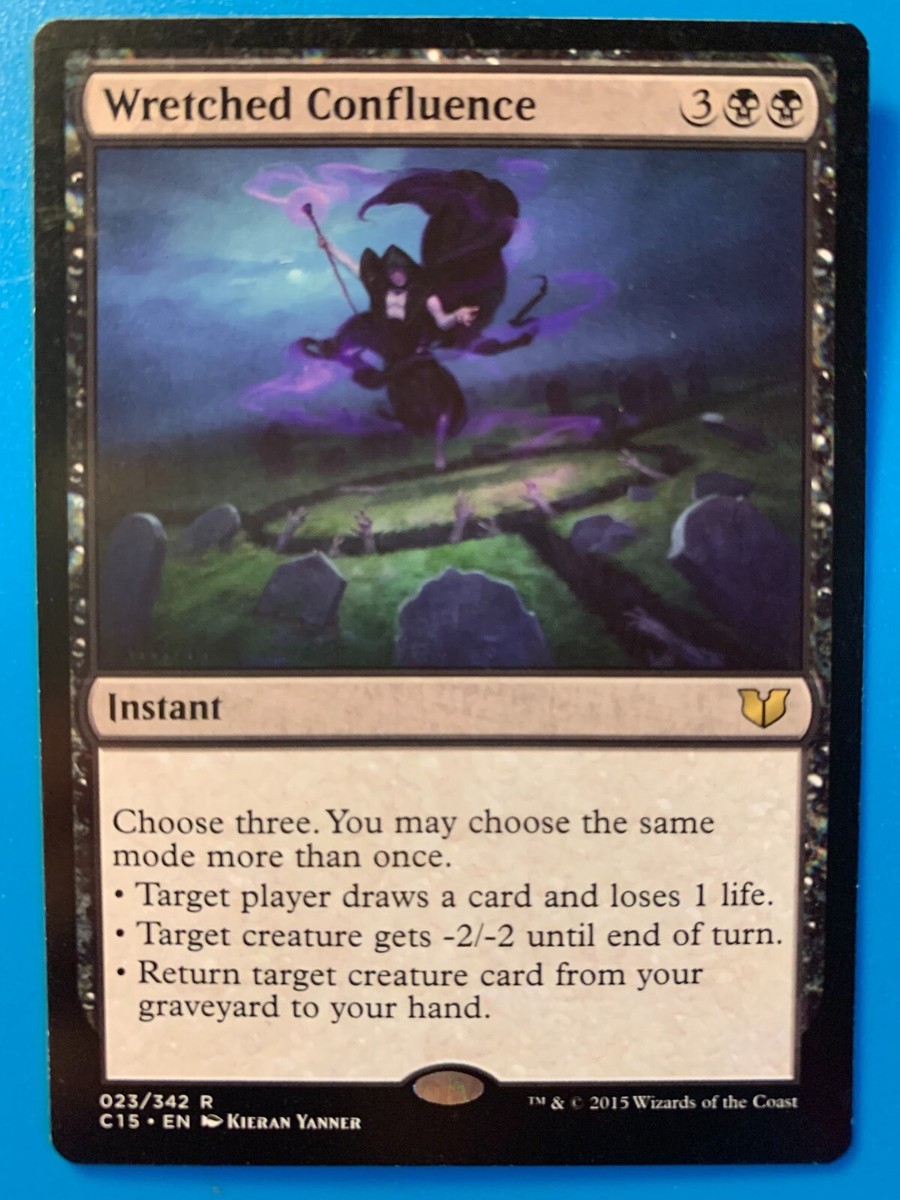 best mtg cards 2015 MTG 1x Wretched Confluence Commander 2015 Legacy Magic the Gathering Card  x1 NM