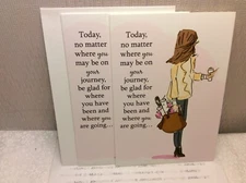 BLUE MOUNTAIN ARTS ENCOURAGEMENT GREETING CARDS New w/Envelope LOT OF 2 "TODAY"
