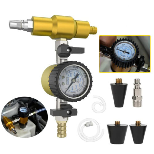 Car Radiator Pressure Tester Coolant Vacuum Refill Kit Cooling System Leak Test  - Afbeelding 1 van 16