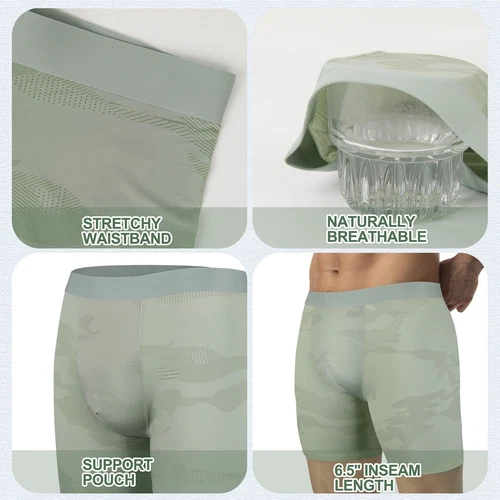 Ropa interior para hombre calzoncillos boxer elásticos anti rozaduras, multipack, baúl entrepierna de 6,5"" - Imagen 4 de 16