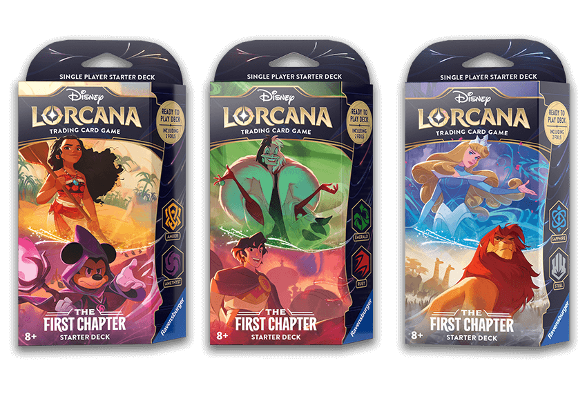 その他 Disney Lorcana The First Chapter 3BOX Disney Lorcana: The First Chapter Starter Decks Complete Set of 3