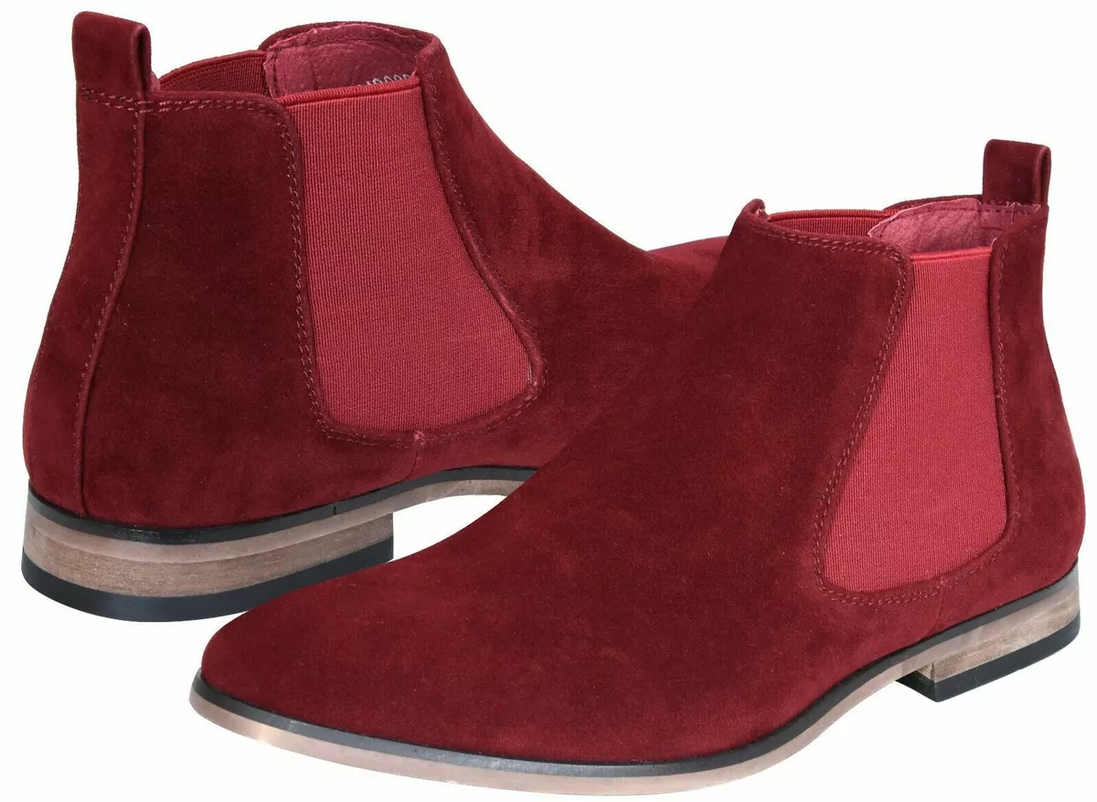 Wine red chelsea boots mens cheap
