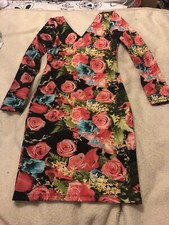 Gossip Floral Bodycon Dress
