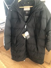 Bnwt Napapijri  Winter Coat Xl Black Art W Sl Long