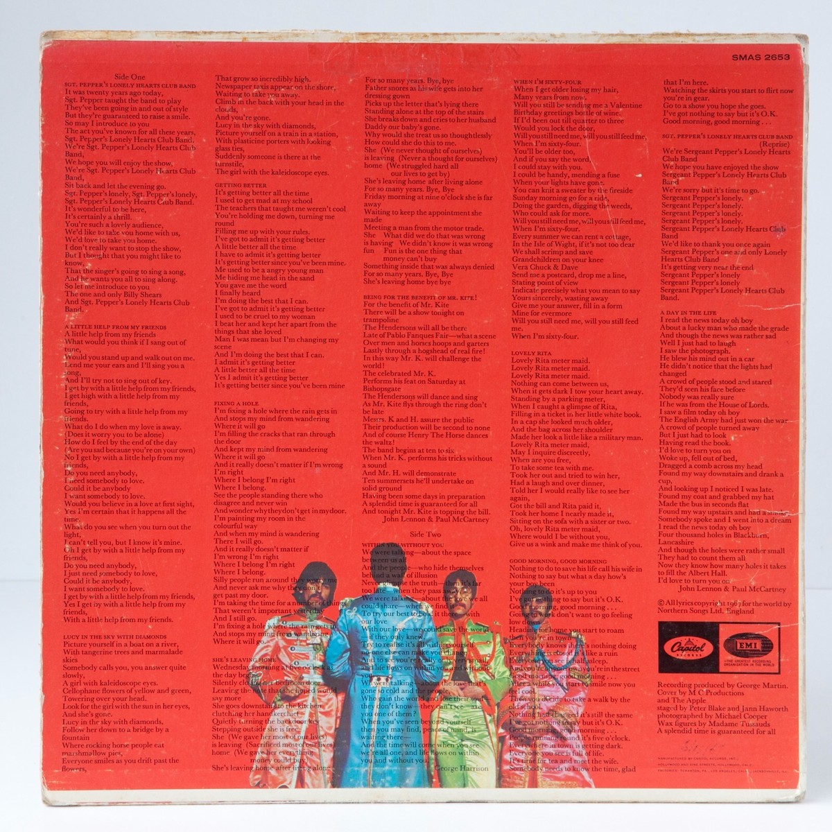 The Beatles Sgt Pepper's Lonely Hearts Club Band Capitol 2653