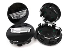 2015-2024 Cadillac Escalade Black Center Caps 19333201 w/ Chrome Logo Qty 4 OEM
