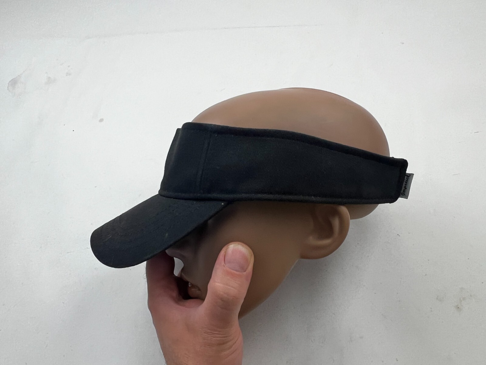 Eagle Mountain Visor Hat Cap Strapback Black Red … - image 7