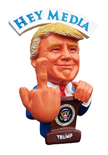 President Trump Funny Christmas F##K U Media Bobble Middle Finger - Foto 9
