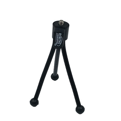 Digital Concepts Camera Mini Tripod Stand Flexible Adjustable w/Pocket Clip NOS