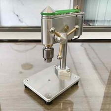 Taladro de banco miniatura taladro prensa mecánica artesanías decorativas reloj banco taladro