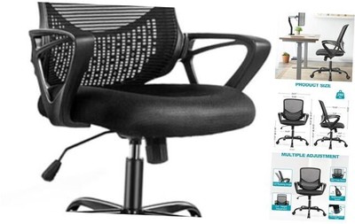  Desk Chair - Office Chair Computer Chair with Wheels Ergonomic Home Office 