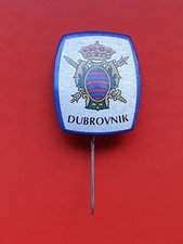 Pin badge city of Dubrovnik coat of arms town crest Croatia